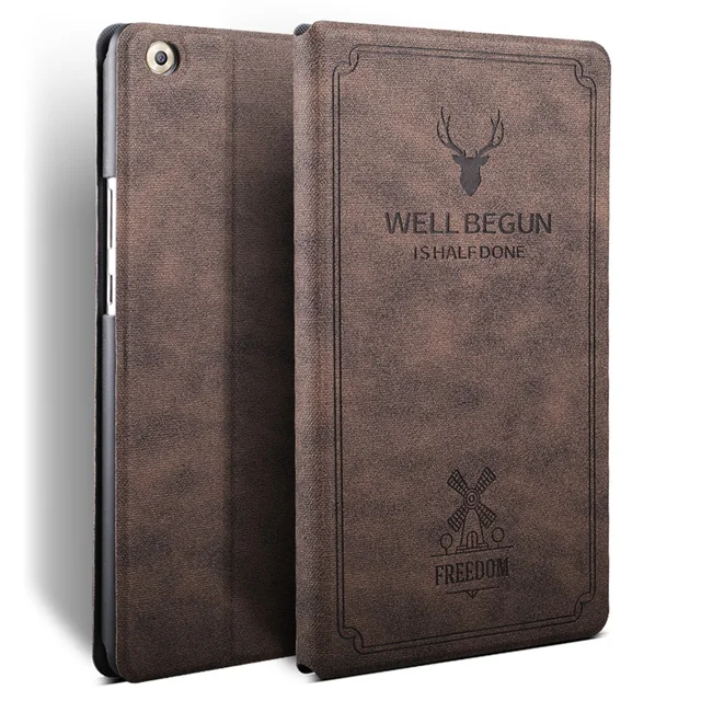 Coffee Чехол для huawei MediaPad M5 Lite 10 BAH2-W19/L09/W09 10,1 Folio Flip Stand PU кожаный чехол для huawei M5 Lite 10,1 Tablet Funda - Цвет: Coffee
