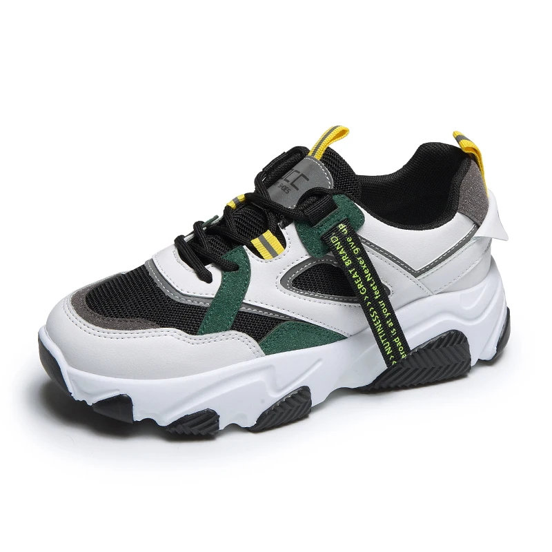 Кроссовки женские на платформе Вулканизированная подошва повседневная обувь