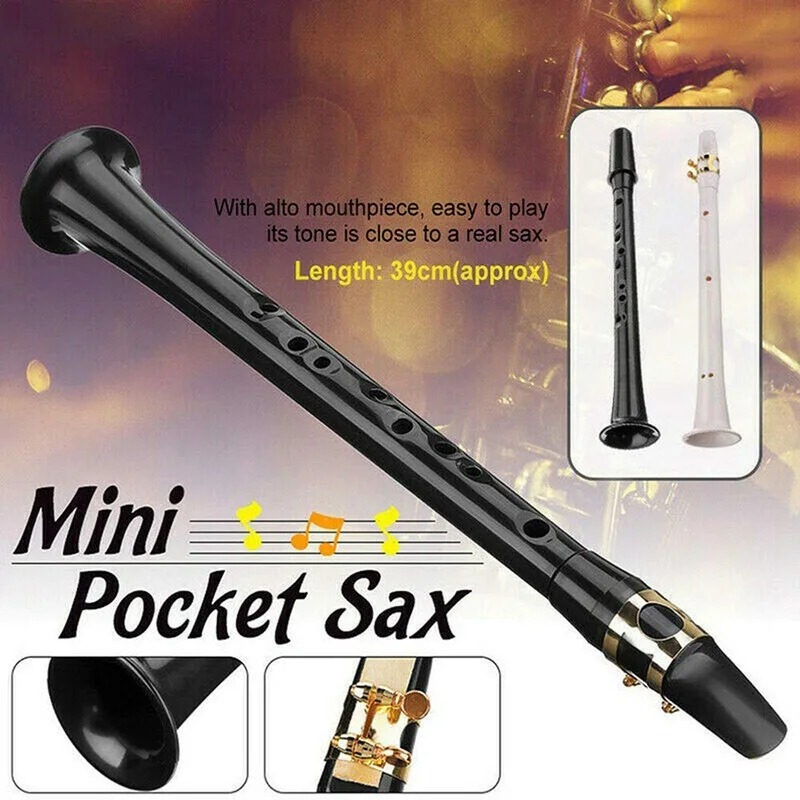 Мини Портативный Sax Карманный Saxphone для начинающих маленький мини альт саксофон