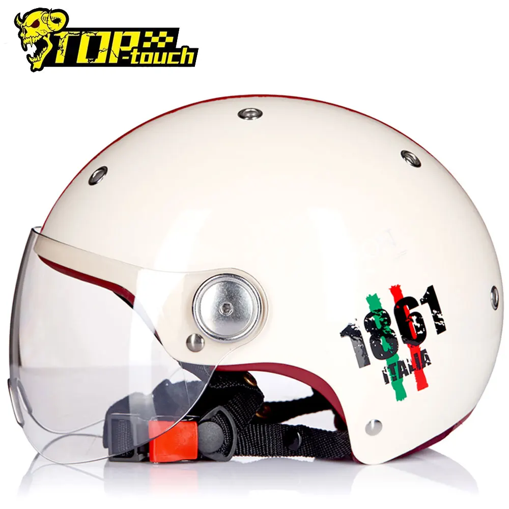 

BEON Motorcycle Helmet Women Men Half Face Helmet Motorbike Motocross Moto Casco Moto With Removable Ear Protection With 3C