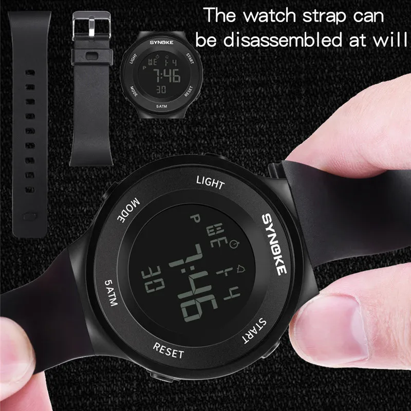 

Sports Watches Women Relogio Feminino Digital Watch 50M Waterproof LED Ladies Electronic Rubber Wrist Watch For Fashion Outdoor