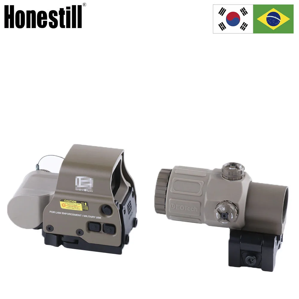 558 красный и зеленый точечный прицел с увеличительным стеклом G43 голографический