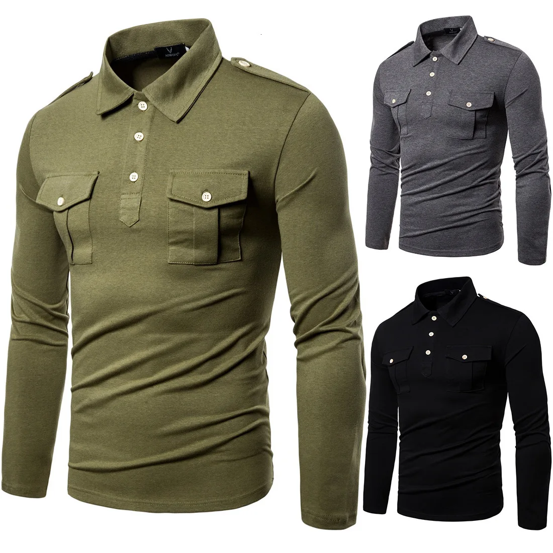 

Fall 2019 U.S. -European Military Long-sleeved Shirts Men's Edition