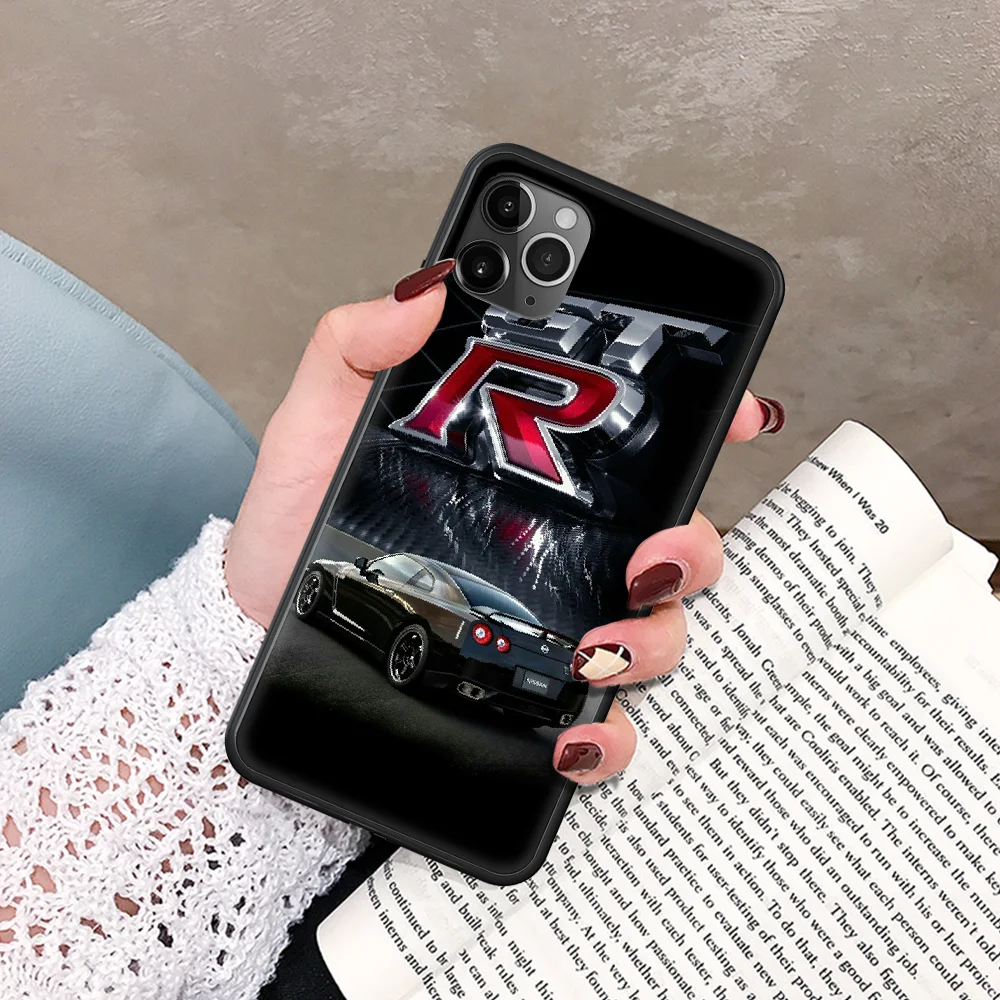 

Sport car GTR Fashion Phone Case For IPhone 5 5S SE 5C 6 6S 7 8 Plus X XS XR 11 12 Mini Pro Max 2020 black Funda Tpu Etui Trend