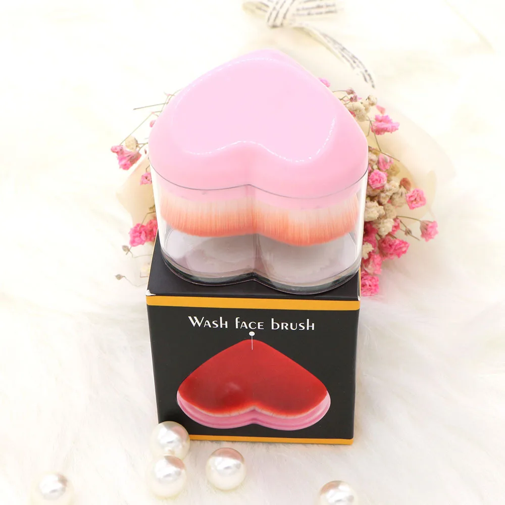 Кисть для основы в форме сердца BB крем кисти макияжа с зеркалом свободная кисть