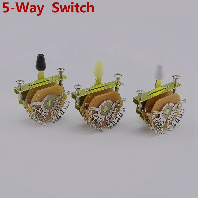 

1 Piece Oak Grigsby 4-Pole, Double Wafer, 5-Way Super Switch For Electric Guitar Accessories