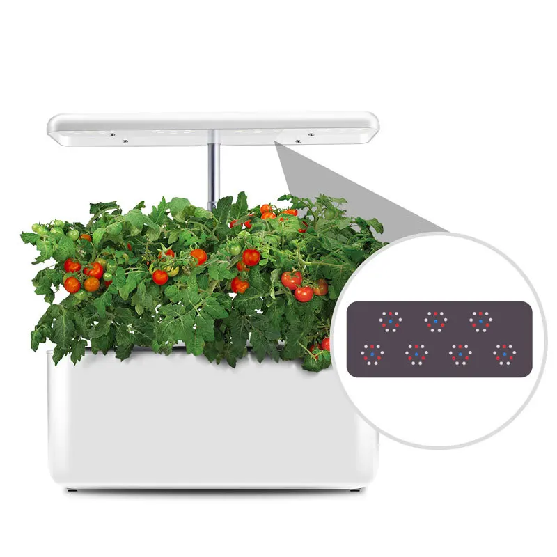 2022 new Hydroponics Growing System, Indoor Herb Garden Starter Kit with LED Grow Light, Automatic Timer Germination Kit