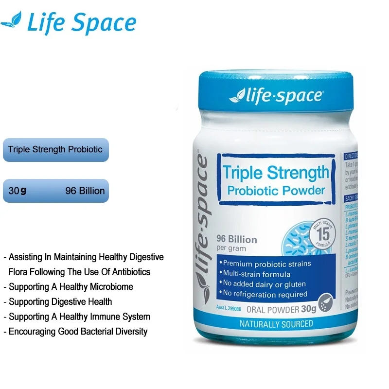 

Australia Life Space Triple Strength Probiotic 96Billion Beneficial Bacteria Antibiotics Powder Healthy Immune Digestive System