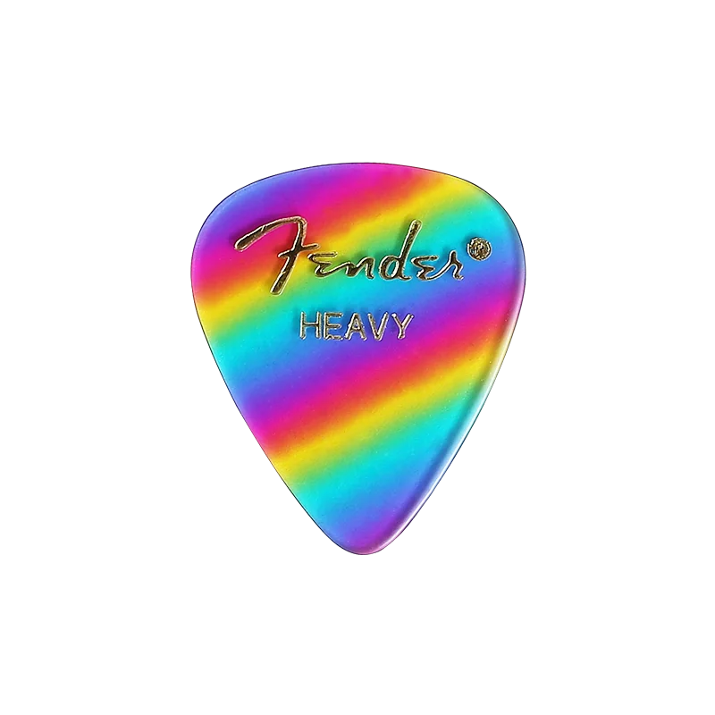 A Heavy 1.0mm 1 шт. Fender гитарные палочки s Электрическая гитара pick красочные радужные Акустические музыкальные палочки s Zebra Полосатые гитарные аксессуары Запчасти - Цвет: A Heavy 1.0mm