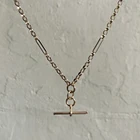 2021 богемный подарок Дружбы бижутерия ошейник украшение женская простая массивная цепочка Кулон HR Т-образный кулон ожерелья для женщин