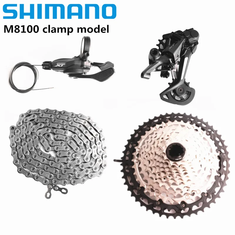 Переключатель передач SHIMANO DEORE XT M8100 M8120 12 s цепь заднего переключателя для горного