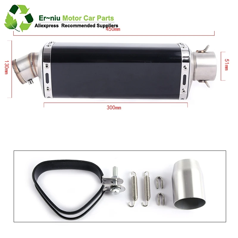 

SH150 SH 125 150I Motorcycle Exhaust Mascape Full System Slip-On Middle Link Pipe Muffler For Honda SH125 SH150i SH125i