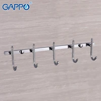 gappo bathroom towel hooks stainless steel perforation free entrance invisible wall mounted strong and seamless foldable hooks