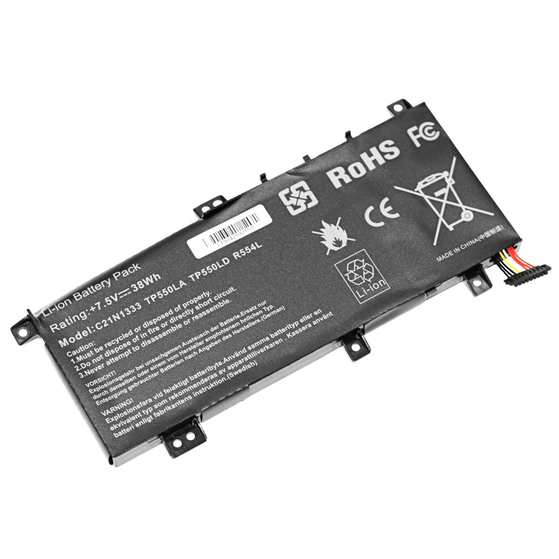 Аккумулятор для ноутбука 7 5 в C21NI333 C21N1333 ASUS X454 TP550L TP550LA TP550LD TP550LJ|Аккумуляторы