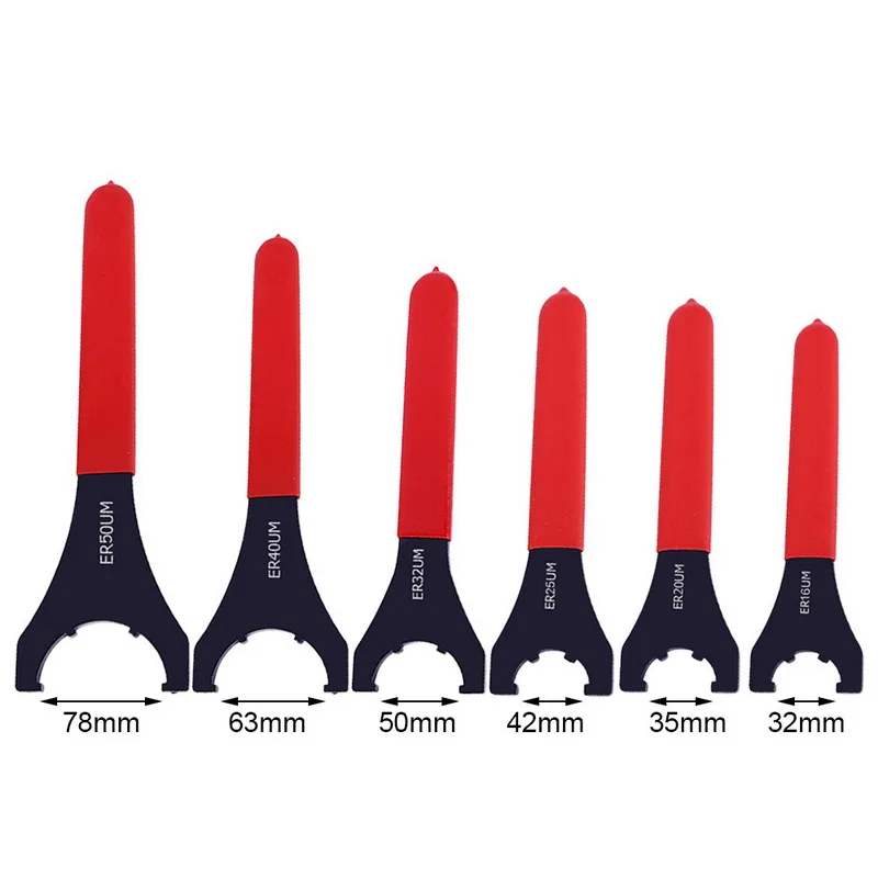 

ER Chuck Type UM Wrench ER16 ER20 ER25 ER40 ER Chuck for Chuck Clamp ER Wrench ER Nut CNC Milling Tool Lathe Tool