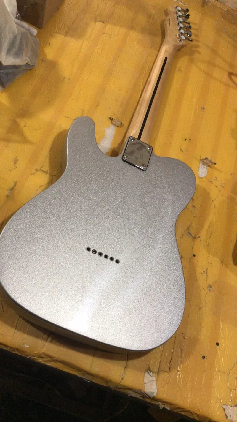 Бесплатная доставка Высококачественная электрическая гитара в стиле TL белая