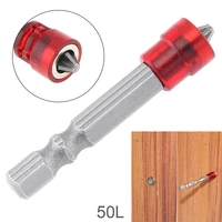 50mm s2 tool steel single cross screwdriver bits with magnetic circles hex shank for power drill drilling plasterboard drywall