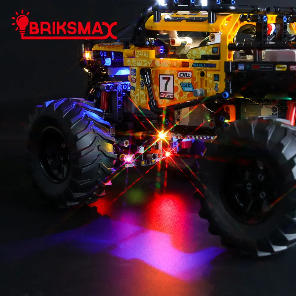 BriksMax светодиодный светильник для Technic 42099 4X4 X-treme Off-Roader светильник ing Set(не включает модель