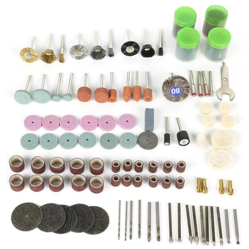 

161 Pcs Electric Engraving Mini Drill Polishing Machine Variable Speed ​​Rotary Tool Accessories for Dremel 3000 4000
