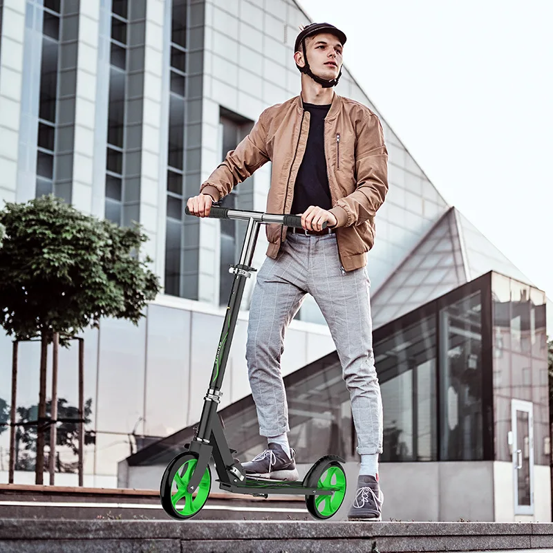 Factory Direct Teenagers Adult Scooter Two-Wheeled Work Portable Foldable Big Wheel | Kick Scooters Foot