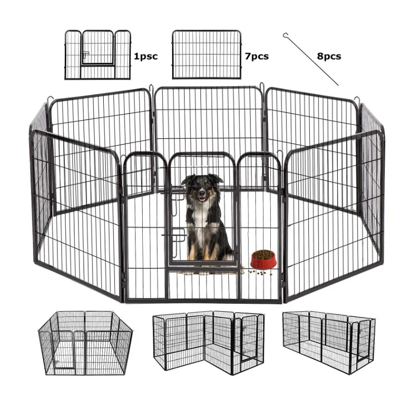 6/8 шт. регулируемые подвижные ворота для собак | Дом и сад