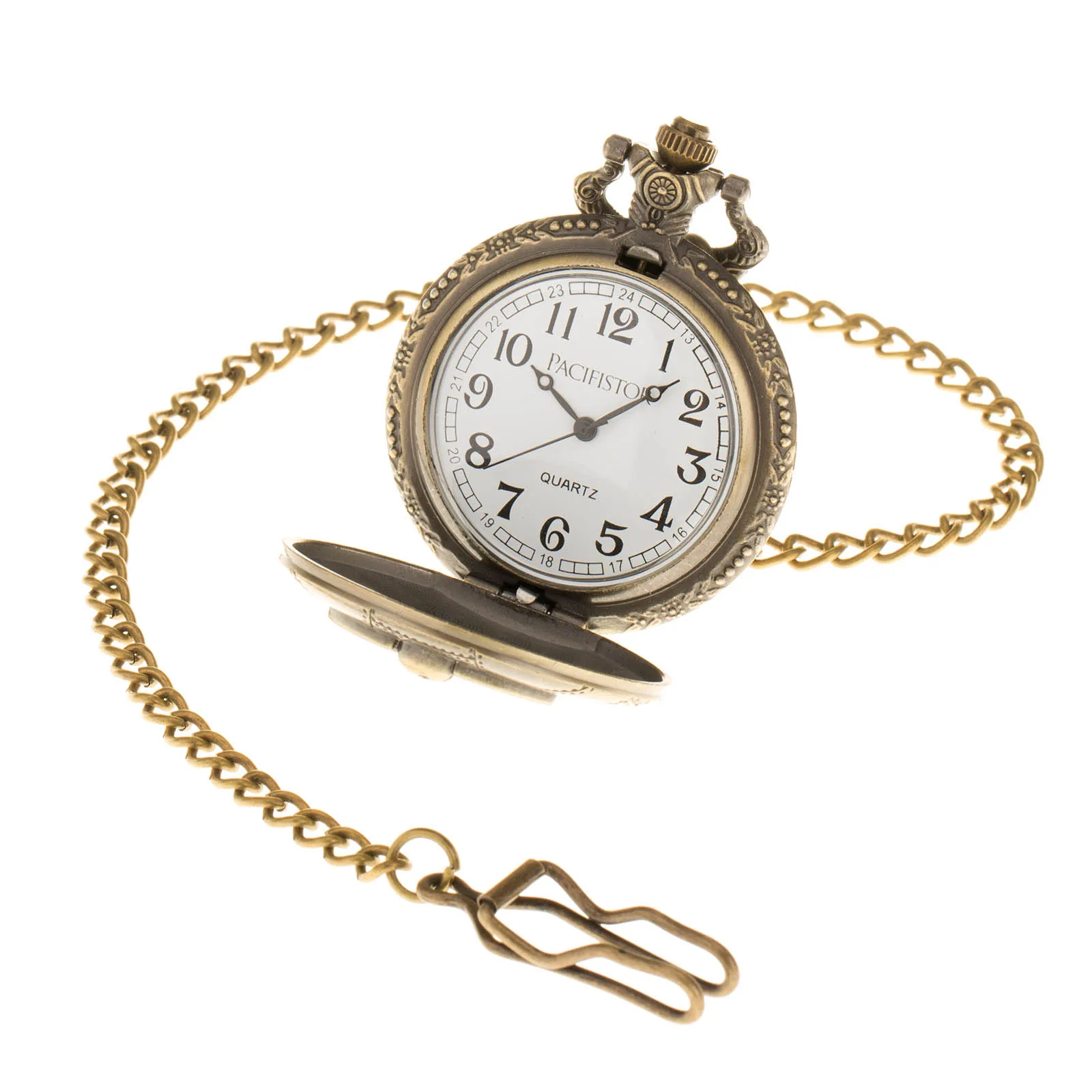 Pocket Watch MenQuartz полностью металлические часы из нержавеющей стали лучший бренд