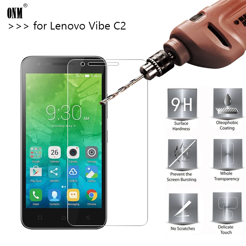 2.5D 0 26 мм 9H Премиум Закаленное стекло для Lenovo Vibe C2 k10a40 Защитная пленка C2|tempered