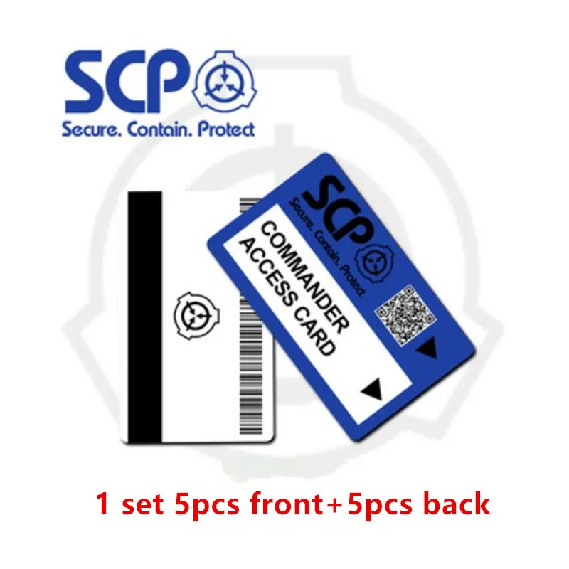 8 Наклейки для карт SCP специальные процедуры удержания основы Логотип Косплей карточная карта доступа - Цвет: 8