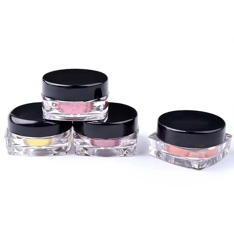 2 г/кор. блеск для ногтей розовое золото фиолетовый зеркальный хромированный