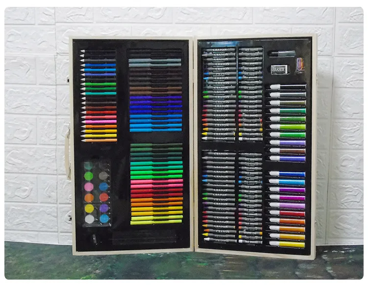 

Children's Cartoon Graffiti Painting Box Portable Multi-color WashablePen Environmental Protection
