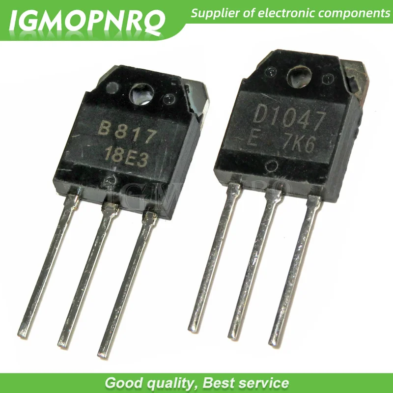 10 пар 2SD1047 и 2SB817 (D1047 B817) искусственные транзисторы новые оригинальные Бесплатная