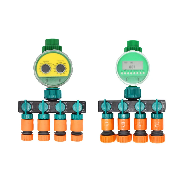 1 шт. автоматическая ручка для полива сада 4 направления 1/2 дюйма 3/4 дюйма|Садовые