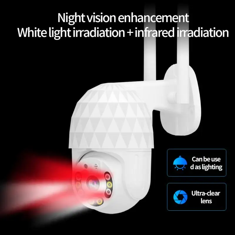 V380 Pro 1080P Wifi IP Camera Wireless Outdoor Night Vision Home Security Video CCTV Surveillance Cameras Waterproof | Безопасность и