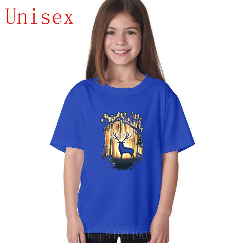 Олень Бог пожалуйста сохраните наш лес детская одежда для мальчиков топы детей