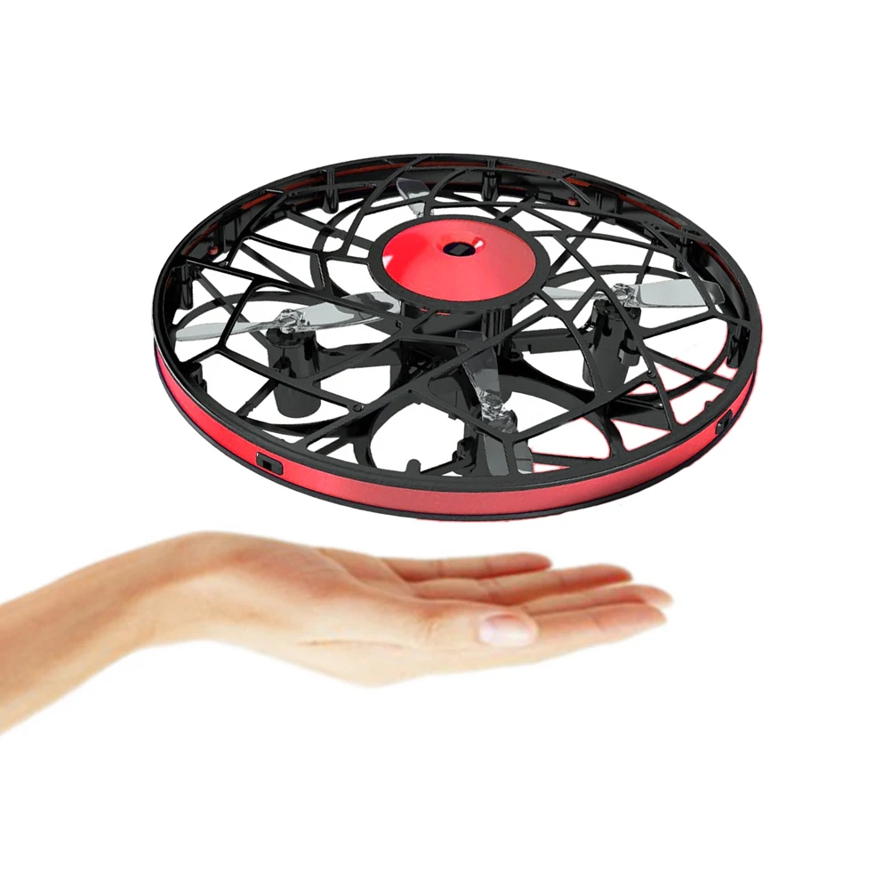 Анти столкновения Летающий вертолет ручной НЛО мяч летательный аппарат считывания мини индукционная Дрон