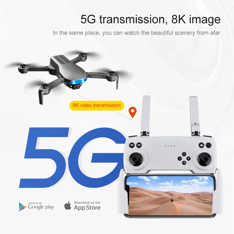 2021 nuevo LU3 MAX GPS Drone 8K C&aacute;mara Dual de Hd 5G Wifi Fpv Drone Profesional plegable Quadcopter Rc sin escobillas del Motor helic&oacute;ptero Juguetes-5