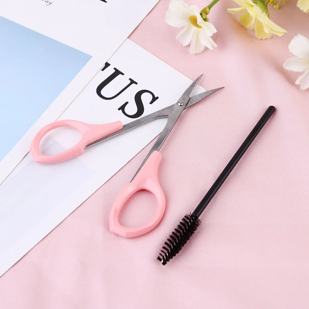 

2PCS Beauty Scissors Trimmer Eyelash Scissors High Precision Trimmer