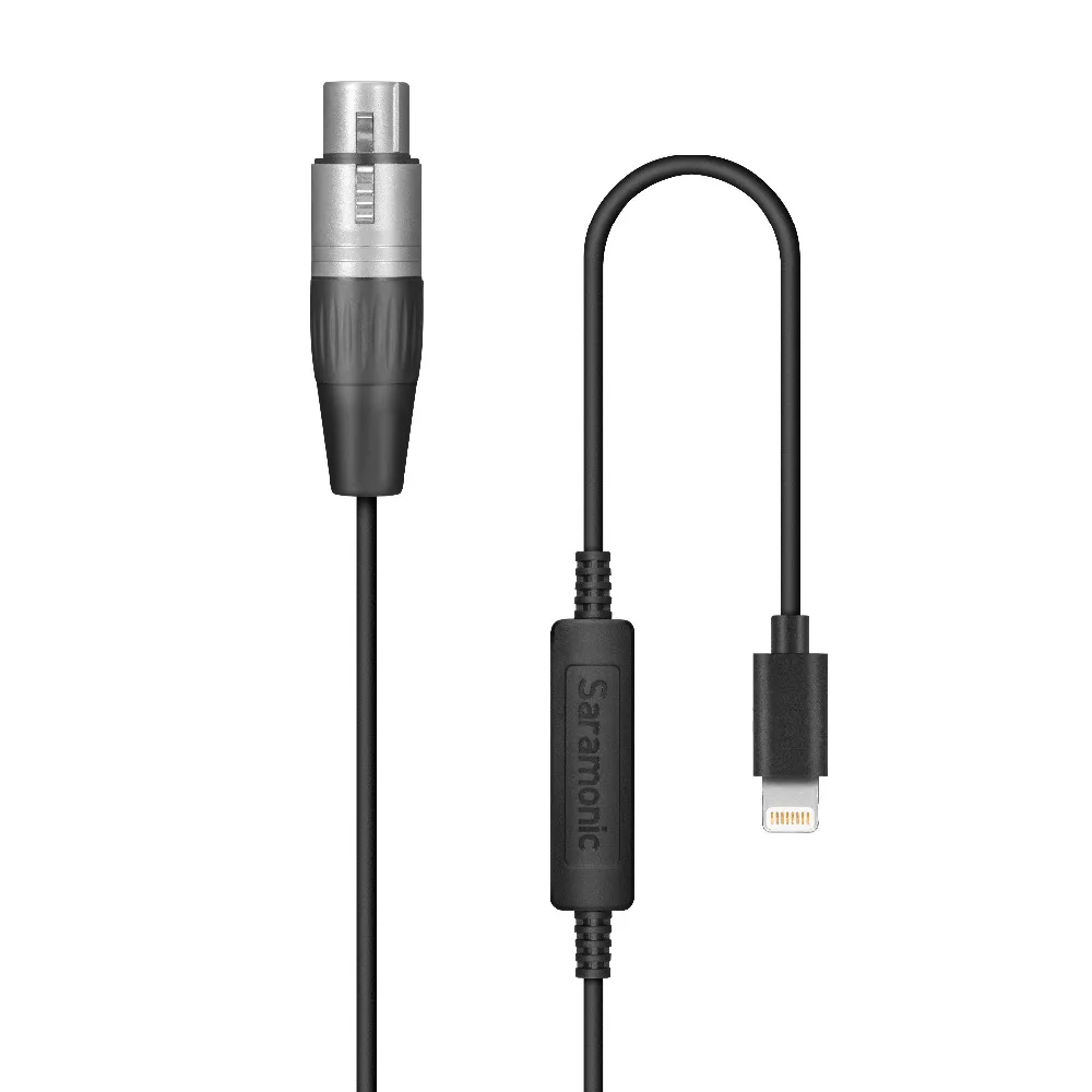 Saramonic LC-XLR 3 Pin XLR (мама) адаптер микрофона Lightning для iphone 7 7plus iPhone X 8 iP | Электроника