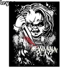 Рукоделие, Алмазная мозаика Рисование страшных персонажей фильмов рисунок Алмазный абстрактный полный квадрат круглые стразы 3d Алмазная вышивка