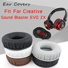 Амбушюры для Creative Sound Blaster Evo Zx GH0280 наушники подушечки Замена гарнитуры ушной вкладыш из искусственной кожи из губчатого материала