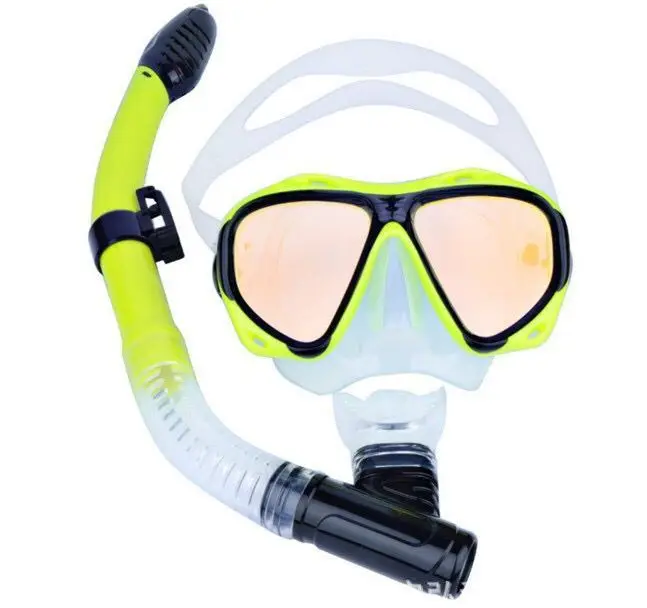 

Scuba Full Dry Snorkel Goggles Diving Snorkeling Sets Silicone Snorkel Mask Goggle Breathing Tube Set 4 Color Swimming Sets