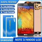 Оригинальный Super AMOLED Note3 N9005 ЖК-дисплей для Samsung Galaxy Note 3 рамка дисплея с сенсорным экраном дигитайзер в сборе запасные части
