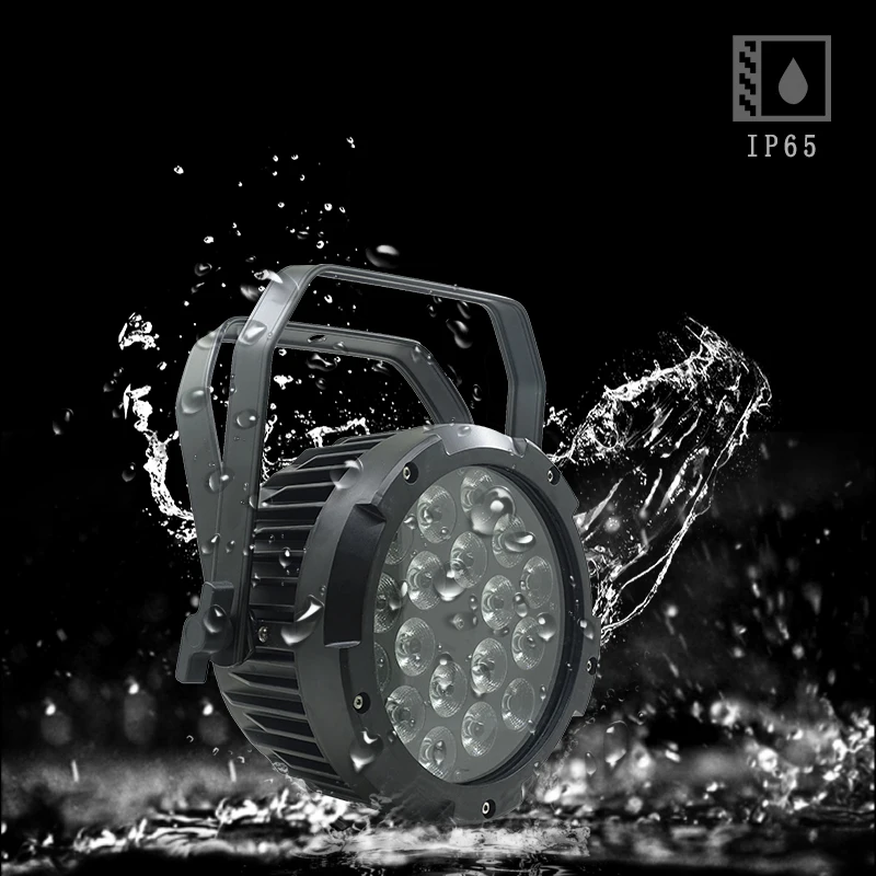 IP65 Водонепроницаемый 18x18 Вт 4 в 1/5 1/6 1 RGBWA УФ светодиодный светильник Par может