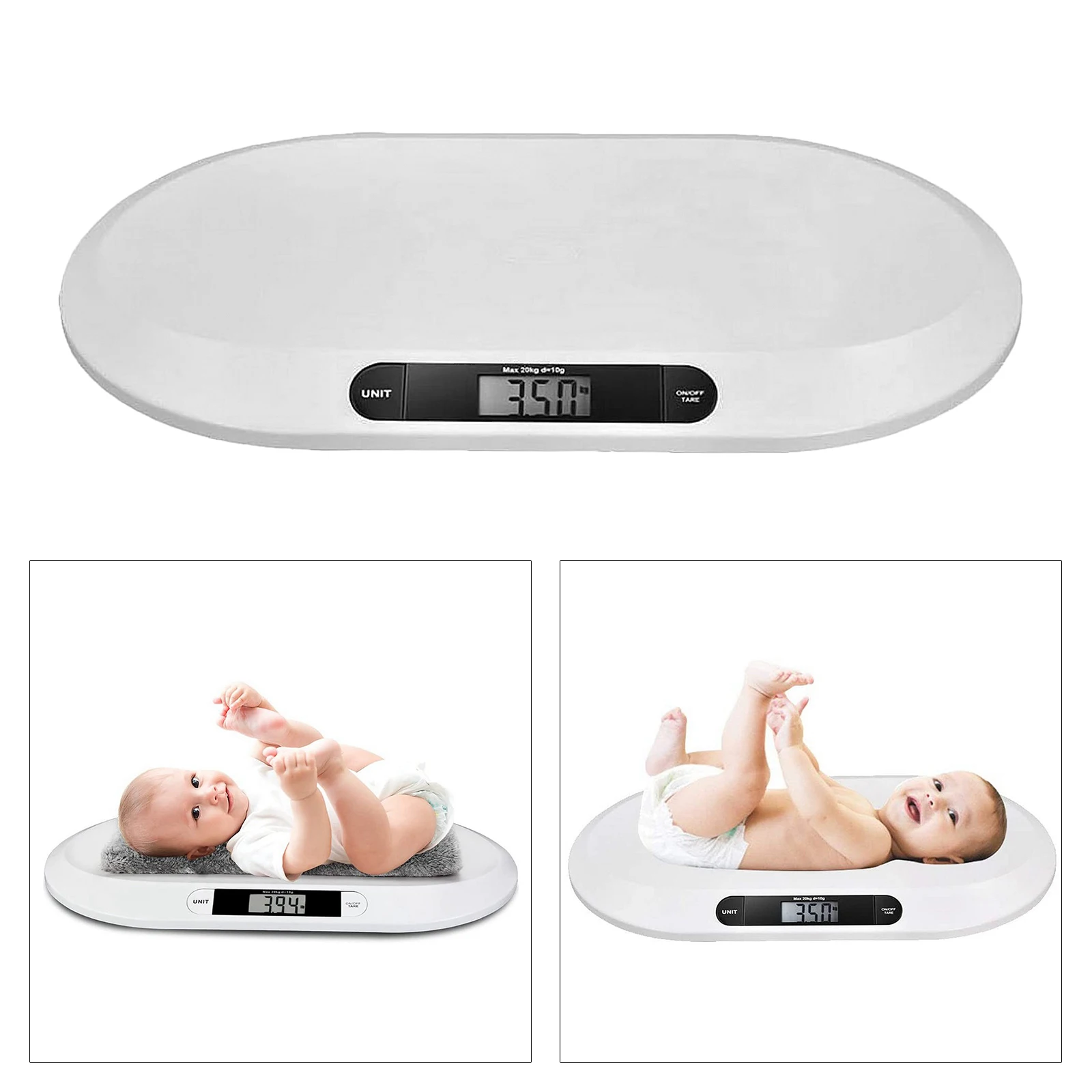

Baby Scale Baby Infant Pet Weighing Scales Pet Puppies Weighing Meter 20kg/44lb