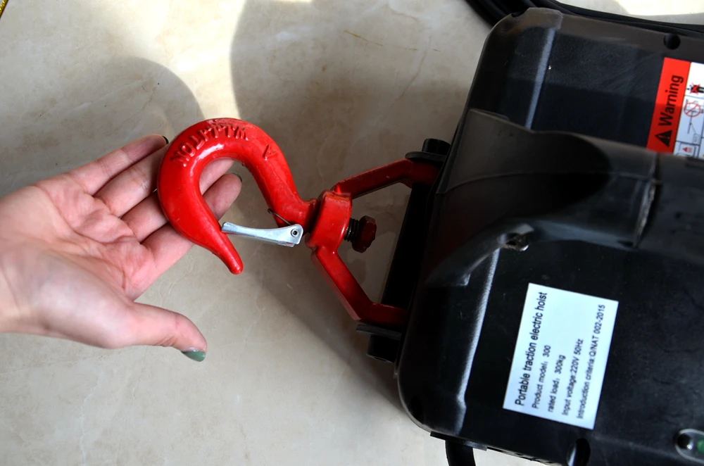 Портативная электрическая лебедка 300 кг с дистанционным управлением Тяговая