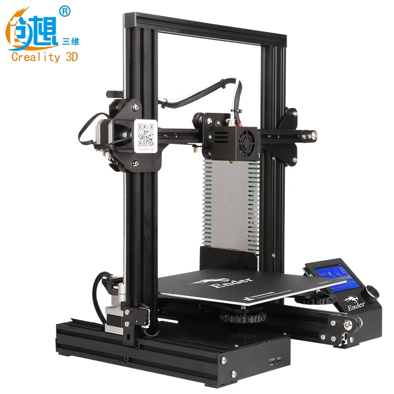 Ender 3 CREALITY 3d принтер Ender-3/3PRO/3X с 3 соплом/2PLA/силиконовый Модернизированный Cmagnet сборка пластины возврат сбоя - Цвет: Ender 3