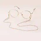 Цепочка-шнурок для очков, повседневная женская цепочка для солнцезащитных очков, аксессуар для чтения, очки с жемчугом