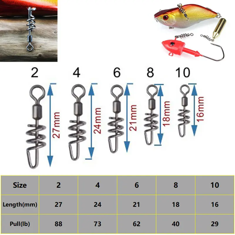 100 _ рыбалка быстрый вращающийся разъем 8 форм удобное поворотное устройство с