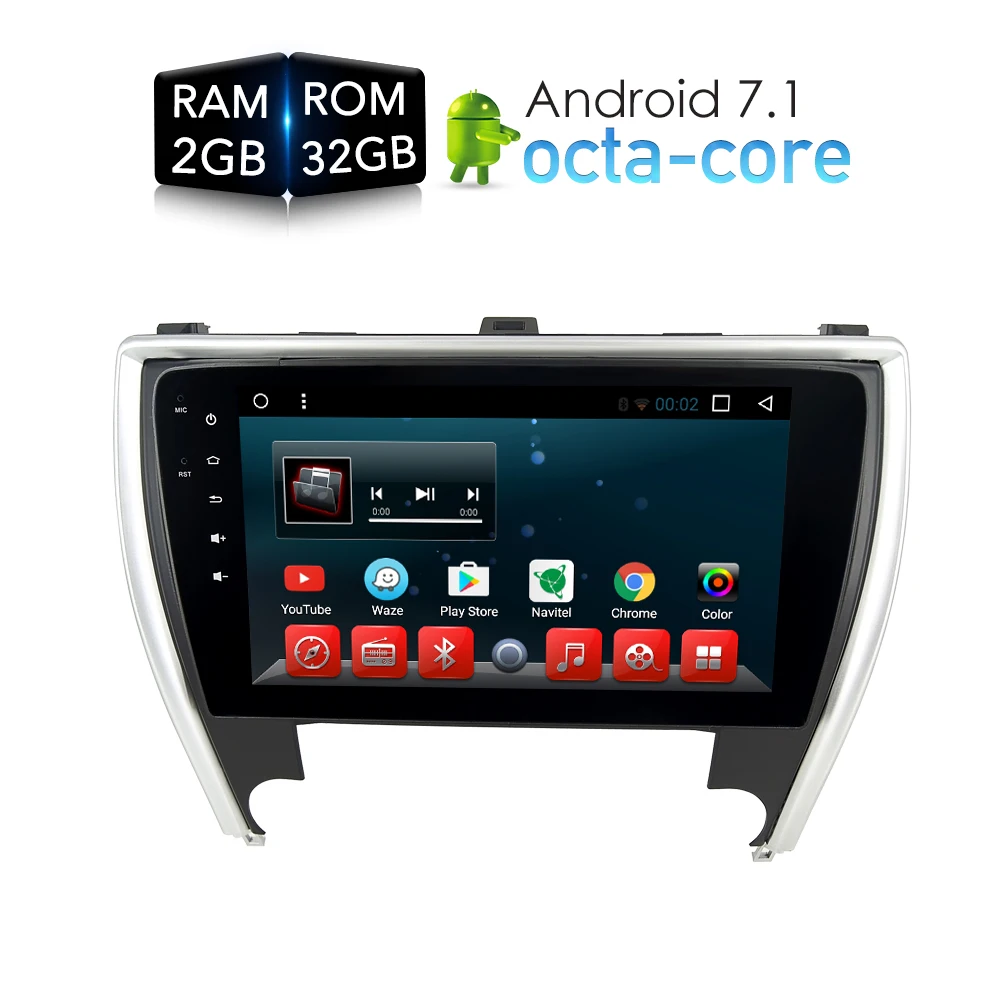 Android 8 1 автомобильный DVD плеер GPS ГЛОНАСС навигация для Toyota Camry 2015 2016 2017 головное