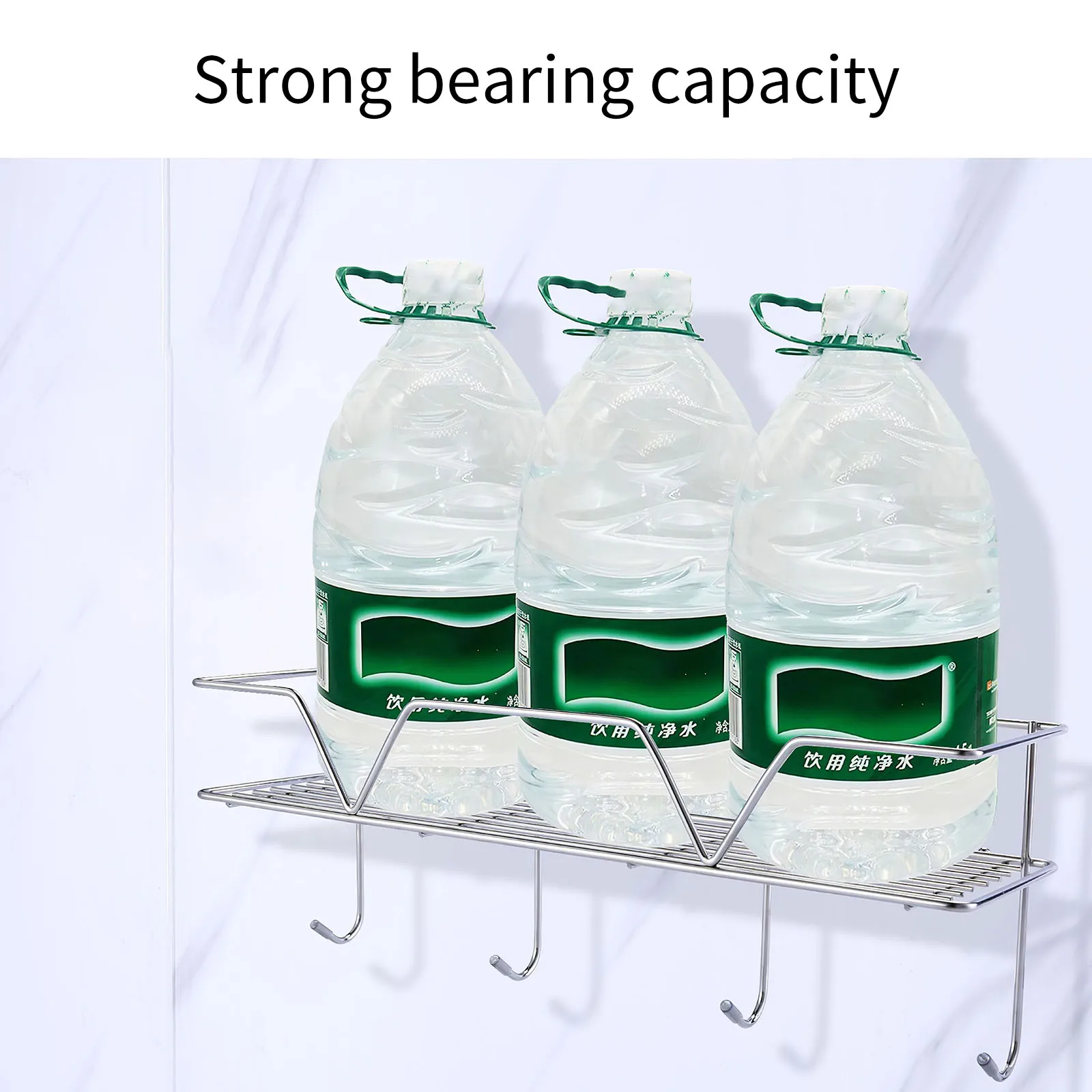 1 шт. Ванная комната полюс Caddy Душевая полка органайзер с 4 Крючки для Насадки душа